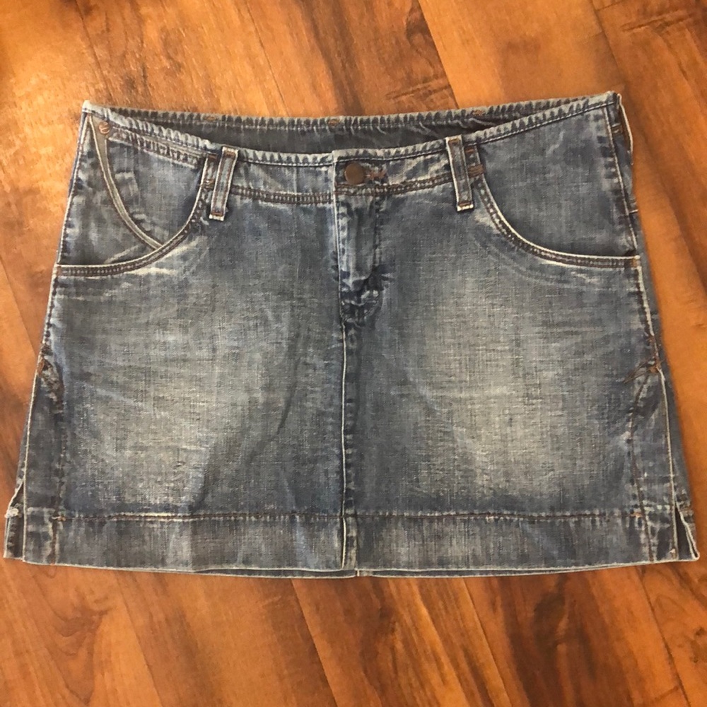 Wrangler denim mini skirt